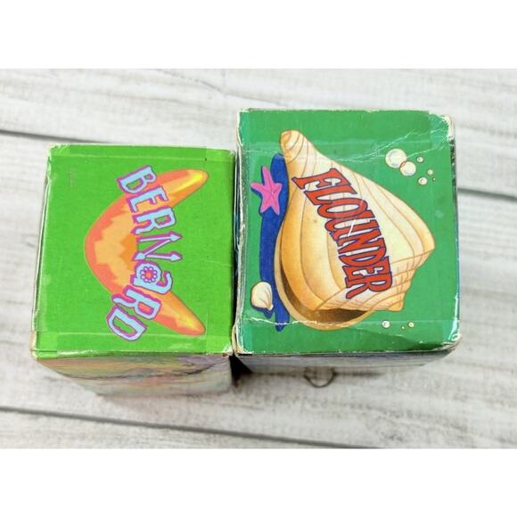 Vintage 89'/90’ Disney McDonalds Plush Flounder Bernard Christmas Ornaments - Picture 5 of 9